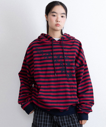 ISTKUNST（イストクンスト）の「SHOOTING STAR ST HOODIE_NAVY(IK2FFMM409A)（パーカー）」
