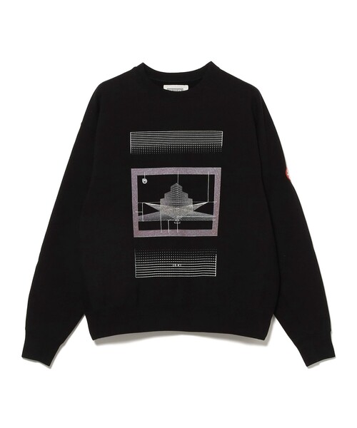 BEAMS T(ビームスティー)の「C.E / AS Cdisc2_1 CREW NECK(スウェット・メンズ・ブラック・L)」の1枚目の写真
