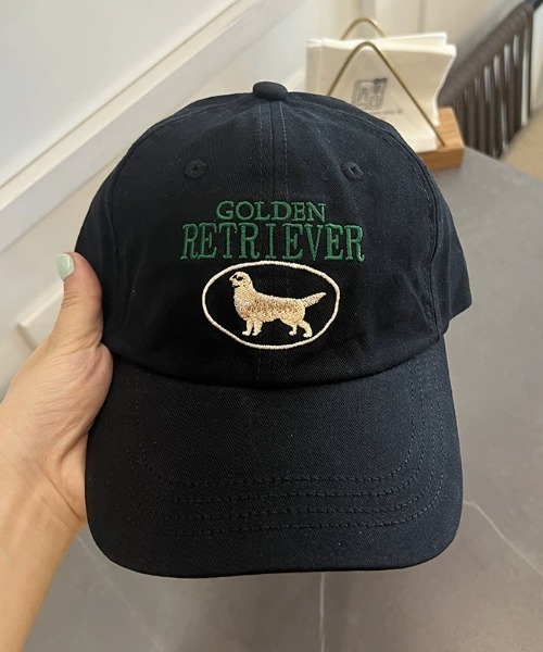 Teem Store(チームストア)の「【ユニセックス】DOG 犬刺繍 深めキャップ 小顔効果 日差し対策(キャップ・レディース・ワイン/アイボリー/ブラック/ベージュ・F)」の5枚目の写真