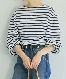 BEARDSLEY | パフスリーブボーダープルオーバー(Tシャツ/カットソー)