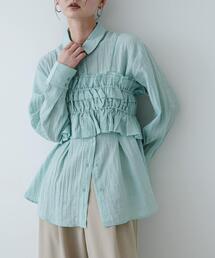 SENSE OF PLACE by URBAN RESEARCH | シャーリングビスチェセットシャツ(シャツ/ブラウス)