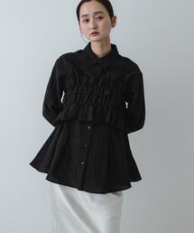 SENSE OF PLACE by URBAN RESEARCH | シャーリングビスチェセットシャツ(シャツ/ブラウス)