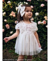 JAMIE KAY（ジェイミーケイ）の「【HELLO KITTY】総柄チュールロンパース（ロンパース）」