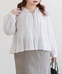 CLETTEオリジナルピンタックフレアブラウス