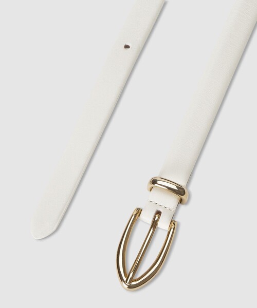 ANAYI（アナイ）の「トライアングルバックルベルト（ベルト・レディース・ベージュ/ブラック/ライトピンク/オフホワイト・FREE）」の7枚目の写真