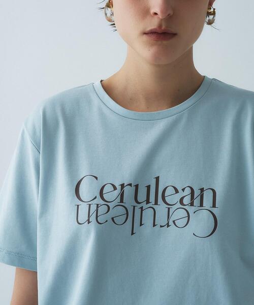 cloenc(クロエンス)の「ロゴプリントTシャツ|リサイクルポリエステル(Tシャツ/カットソー・レディース・サックスブルー系1/グレー系1/グレー系/サックスブルー系/ホワイト系2/ホワイト系1・02)」の16枚目の写真