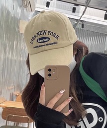 UNDERSTATEMENTs（アンダーステイトメント）の「【ユニセックス】NYCロゴ刺繍キャップ（キャップ）」