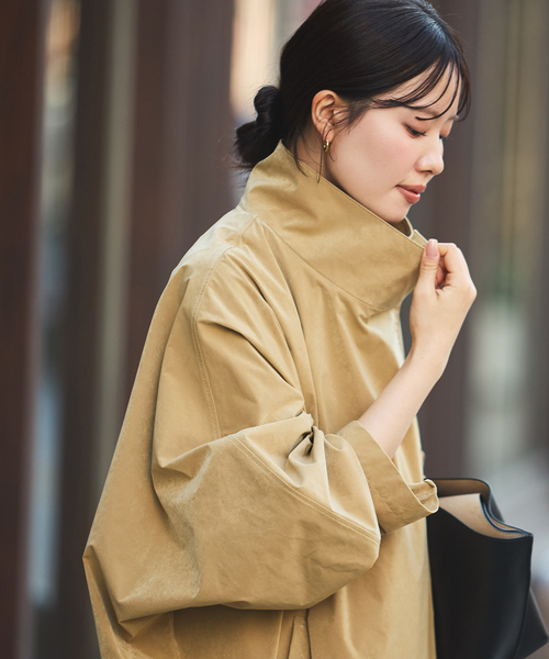 plage（プラージュ）の「Stand dolman コート（その他アウター・レディース・オートミール/キャメル・36/38）」の10枚目の写真