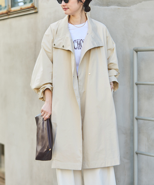 plage（プラージュ）の「Stand dolman コート（その他アウター・レディース・オートミール/キャメル・36/38）」の21枚目の写真