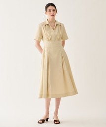 ESTNATION（エストネーション）の「ESTNATION   ギャザーシャツ フレアワンピース（ワンピース）」