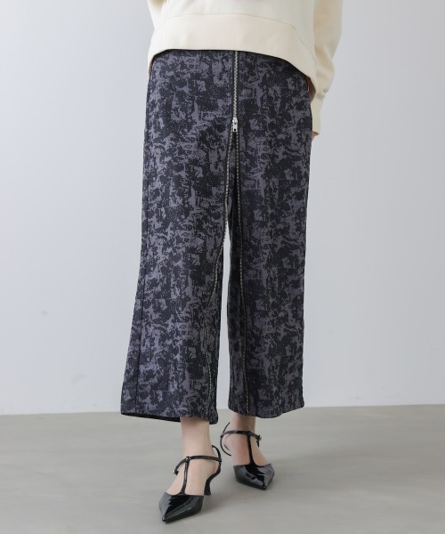 Bou Jeloud(ブージュルード)の「アソート柄ジップパンツ(その他パンツ・レディース・ブラック系その他/ライトカーキ・FREE)」の3枚目の写真