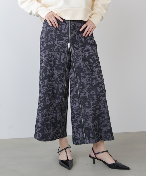 Bou Jeloud(ブージュルード)の「アソート柄ジップパンツ(その他パンツ・レディース・ブラック系その他/ライトカーキ・FREE)」の5枚目の写真