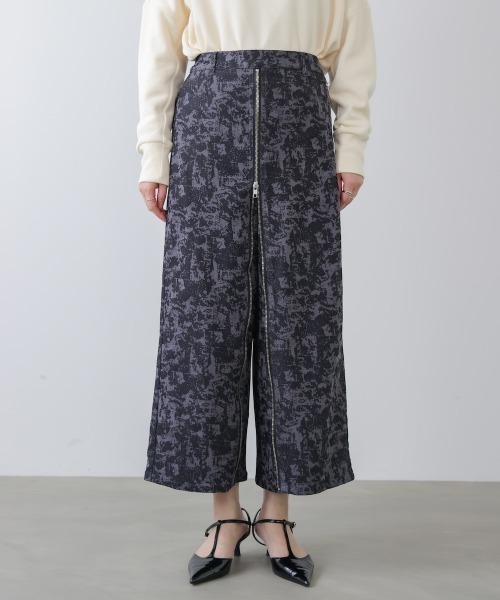 Bou Jeloud(ブージュルード)の「アソート柄ジップパンツ(その他パンツ・レディース・ブラック系その他/ライトカーキ・FREE)」の10枚目の写真