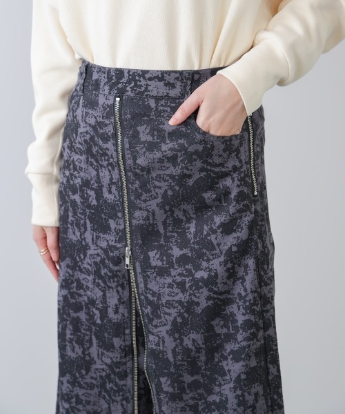 Bou Jeloud(ブージュルード)の「アソート柄ジップパンツ(その他パンツ・レディース・ブラック系その他/ライトカーキ・FREE)」の11枚目の写真