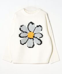 BEAVER | B omnivore/ビーオムニボー　FLOWER KNIT(ニット/セーター)