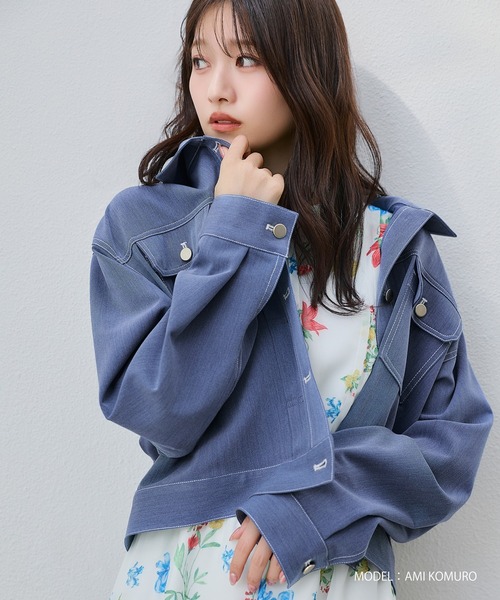 2026春夏新作 シャンブレーデニムジャケット（その他アウター）｜MISCH
