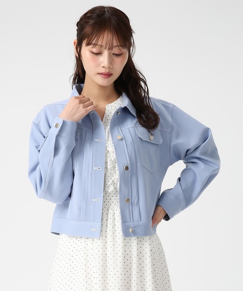 2026春夏新作 シャンブレーデニムジャケット（その他アウター）｜MISCH