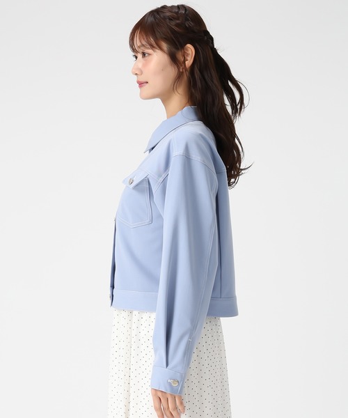 MISCH MASCH(ミッシュマッシュ)の「2026春夏新作 シャンブレーデニムジャケット(その他アウター・レディース・ネイビー/ブルー・M/S)」の10枚目の写真