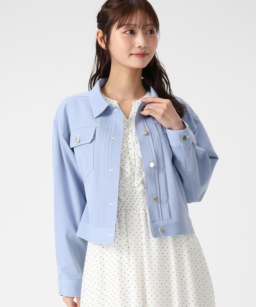 MISCH MASCH(ミッシュマッシュ)の「2026春夏新作 シャンブレーデニムジャケット(その他アウター・レディース・ネイビー/ブルー・M/S)」の19枚目の写真