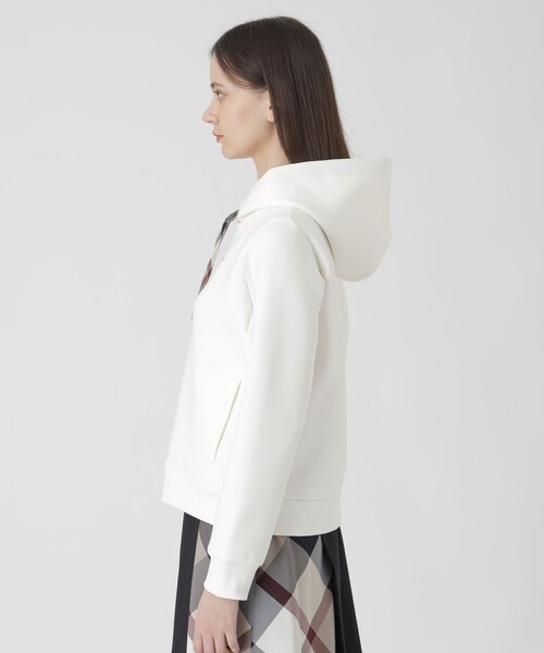 BLUE LABEL CRESTBRIDGE(ブルーレーベルクレストブリッジ)の「ダンボールフーディー(パーカー・レディース・ダークネイビー/グレー系その他/ホワイト・38/40)」の22枚目の写真