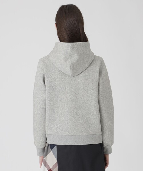 BLUE LABEL CRESTBRIDGE(ブルーレーベルクレストブリッジ)の「ダンボールフーディー(パーカー・レディース・ダークネイビー/グレー系その他/ホワイト・38/40)」の14枚目の写真