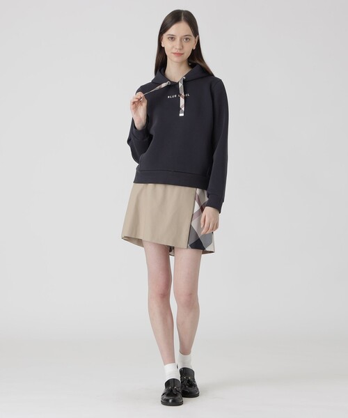 BLUE LABEL CRESTBRIDGE(ブルーレーベルクレストブリッジ)の「ダンボールフーディー(パーカー・レディース・ダークネイビー/グレー系その他/ホワイト・38/40)」の10枚目の写真