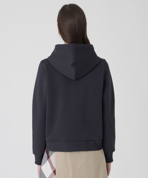 BLUE LABEL CRESTBRIDGE(ブルーレーベルクレストブリッジ)の「ダンボールフーディー(パーカー・レディース・ダークネイビー/グレー系その他/ホワイト・38/40)」の7枚目の写真