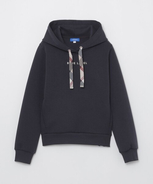 BLUE LABEL CRESTBRIDGE(ブルーレーベルクレストブリッジ)の「ダンボールフーディー(パーカー・レディース・ダークネイビー/グレー系その他/ホワイト・38/40)」の4枚目の写真