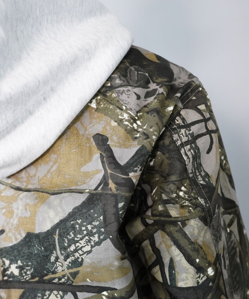 SPINNS（スピンズ）の「短丈ヴィンテージライクファイヤーマンA-2ジャケット/ダブルジップ/リアルツリーカモ/ユニセックス（その他アウター・メンズ・ブラック/ウッドランド/リアルツリーカモ/ブラウン・ONESIZE）」の16枚目の写真