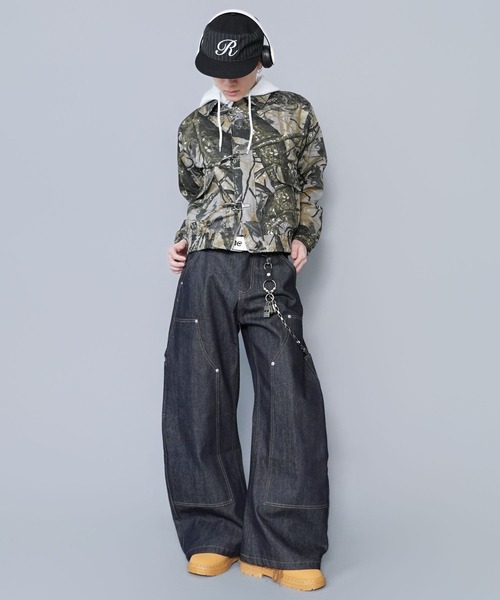 SPINNS（スピンズ）の「短丈ヴィンテージライクファイヤーマンA-2ジャケット/ダブルジップ/リアルツリーカモ/ユニセックス（その他アウター・メンズ・ブラック/ウッドランド/リアルツリーカモ/ブラウン・ONESIZE）」の18枚目の写真