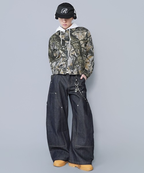 SPINNS（スピンズ）の「短丈ヴィンテージライクファイヤーマンA-2ジャケット/ダブルジップ/リアルツリーカモ/ユニセックス（その他アウター・メンズ・ブラック/ウッドランド/リアルツリーカモ/ブラウン・ONESIZE）」の19枚目の写真