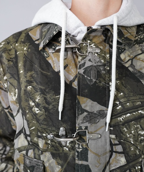 SPINNS（スピンズ）の「短丈ヴィンテージライクファイヤーマンA-2ジャケット/ダブルジップ/リアルツリーカモ/ユニセックス（その他アウター・メンズ・ブラック/ウッドランド/リアルツリーカモ/ブラウン・ONESIZE）」の14枚目の写真