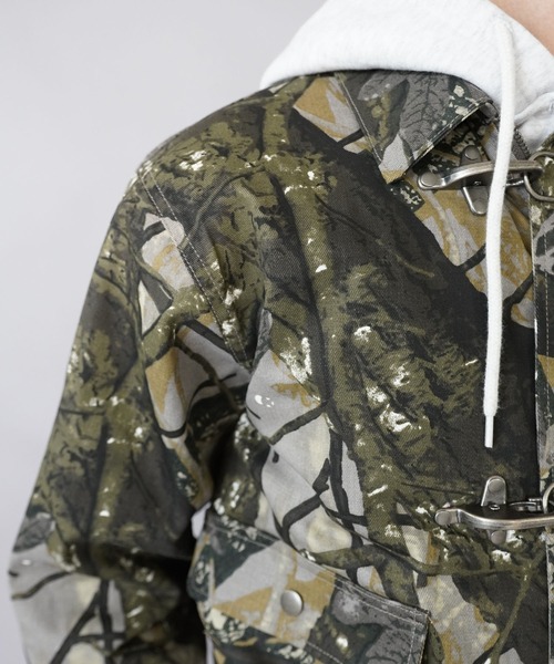 SPINNS（スピンズ）の「短丈ヴィンテージライクファイヤーマンA-2ジャケット/ダブルジップ/リアルツリーカモ/ユニセックス（その他アウター・メンズ・ブラック/ウッドランド/リアルツリーカモ/ブラウン・ONESIZE）」の15枚目の写真