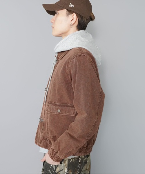 SPINNS（スピンズ）の「短丈ヴィンテージライクファイヤーマンA-2ジャケット/ダブルジップ/リアルツリーカモ/ユニセックス（その他アウター・メンズ・ブラック/ウッドランド/リアルツリーカモ/ブラウン・ONESIZE）」の8枚目の写真