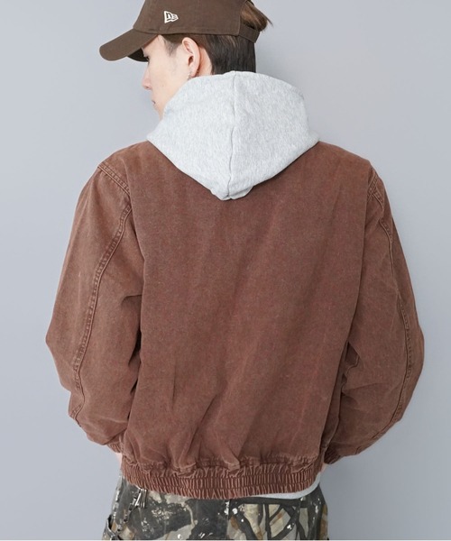 SPINNS（スピンズ）の「短丈ヴィンテージライクファイヤーマンA-2ジャケット/ダブルジップ/リアルツリーカモ/ユニセックス（その他アウター・メンズ・ブラック/ウッドランド/リアルツリーカモ/ブラウン・ONESIZE）」の9枚目の写真