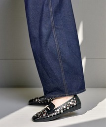 ASH（アッシュ）の「ASH/アッシュ【BALI】スタッズコインローファー フラット メッシュ 2cmヒール（ローファー）」