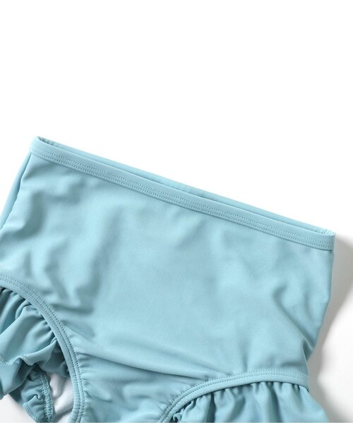 apres les cours（アプレレクール）の「【UVカット】ティアードレースセパレート水着_ジュニア対応（水着・キッズ・ブラウン/アイボリー・80/90/100/110/120/130/140）」の8枚目の写真