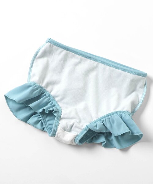 apres les cours（アプレレクール）の「【UVカット】ティアードレースセパレート水着_ジュニア対応（水着・キッズ・ブラウン/アイボリー・80/90/100/110/120/130/140）」の10枚目の写真