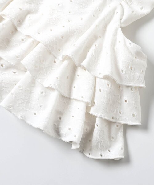 apres les cours（アプレレクール）の「【UVカット】ティアードレースセパレート水着_ジュニア対応（水着・キッズ・ブラウン/アイボリー・80/90/100/110/120/130/140）」の16枚目の写真