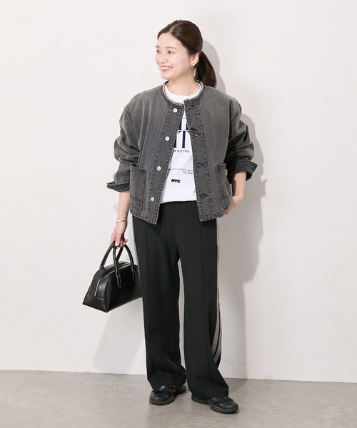 JOURNAL STANDARD(ジャーナルスタンダード)の「《追加》ワーカーズジャケット(デニムジャケット・レディース・ブルー系その他/ブラック・FREE)」の3枚目の写真