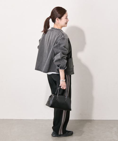 JOURNAL STANDARD(ジャーナルスタンダード)の「《追加》ワーカーズジャケット(デニムジャケット・レディース・ブルー系その他/ブラック・FREE)」の6枚目の写真