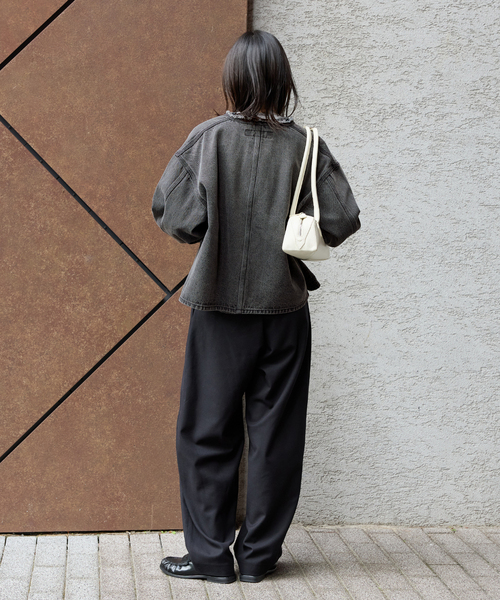 JOURNAL STANDARD(ジャーナルスタンダード)の「《追加》ワーカーズジャケット(デニムジャケット・レディース・ブルー系その他/ブラック・FREE)」の12枚目の写真