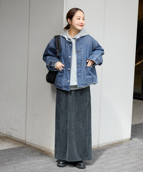 JOURNAL STANDARD(ジャーナルスタンダード)の「《追加》ワーカーズジャケット(デニムジャケット・レディース・ブルー系その他/ブラック・FREE)」の18枚目の写真