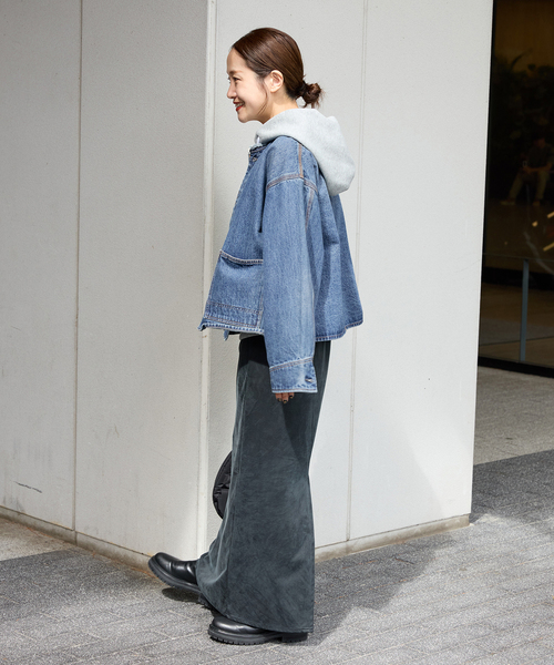 JOURNAL STANDARD(ジャーナルスタンダード)の「《追加》ワーカーズジャケット(デニムジャケット・レディース・ブルー系その他/ブラック・FREE)」の19枚目の写真