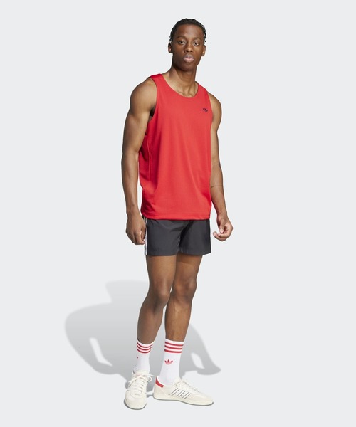 adidas（アディダス）の「アディカラー スリーストライプス 5インチ スイムショーツ / アディダス adidas（水着・メンズ・ブラック/ゴールド・LARGE/MEDIUM/X-LARGE）」の8枚目の写真