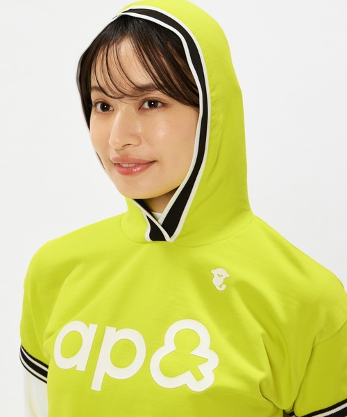 and per se(アンパスィ)の「アクティブニット半袖プルオーバー(レディース)(ニット/セーター・レディース・ブラック/ライム/ホワイト・LL/L/M)」の12枚目の写真