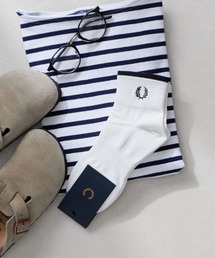 JEANS FACTORY （ジーンズファクトリー）の「【WEB限定】[FRED PERRY/フレッドペリー] ワンポイントロゴ シングルティップド ショートソックス（ソックス/靴下）」