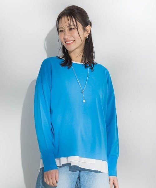 LAUTREAMONT(ロートレアモン)の「布帛切替カットソー(Tシャツ/カットソー・レディース・ホワイト・9号)」の6枚目の写真