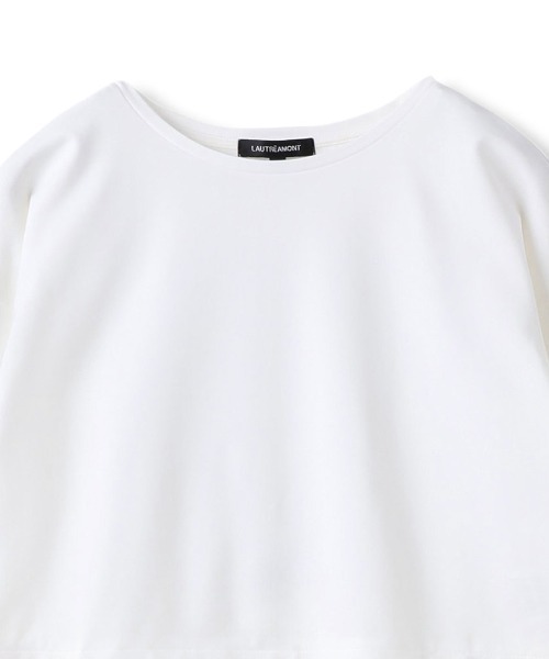 LAUTREAMONT(ロートレアモン)の「布帛切替カットソー(Tシャツ/カットソー・レディース・ホワイト・9号)」の2枚目の写真