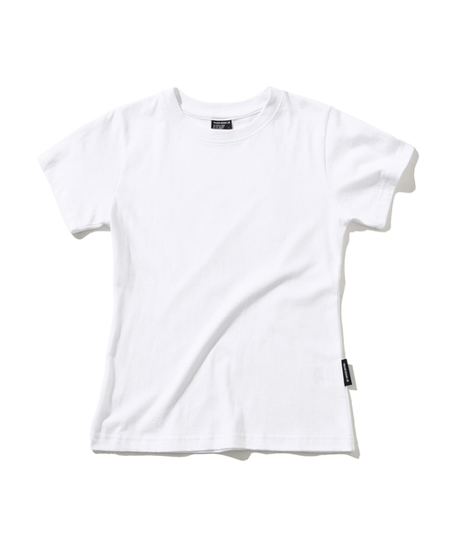 ELIMENO（エリメノ）の「ELディステージスリムフィット半袖Tシャツ2カラー（Tシャツ/カットソー・レディース・ブラック/ホワイト・1/2/3）」の2枚目の写真